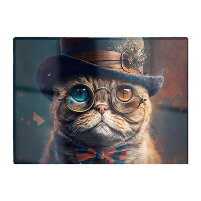 Warren Reed Designer Scottish Fold Cat Chopping Board from B&Q