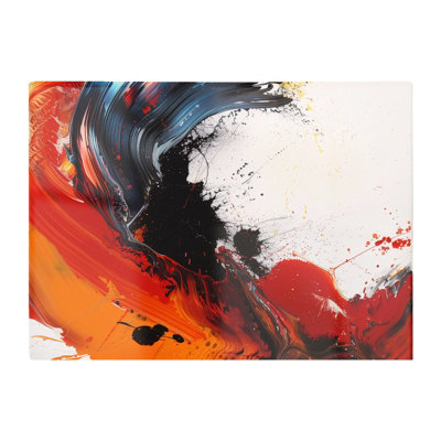 B&Q -  Fiery Waves: Abstract Motion Chopping Board