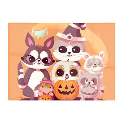 Warren Reed Designer Pets Trick Or Treat Chopping Board from B&Q