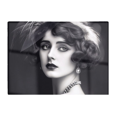 Warren Reed Designer Glamorous Edwardian Showgirl Chopping Board from B&Q