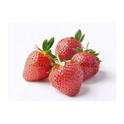 B&Q -  Cluster Of Fresh Strawberries Chopping Board