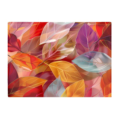 B&Q -  Kaleidoscope Of Autumn Leaves Chopping Board