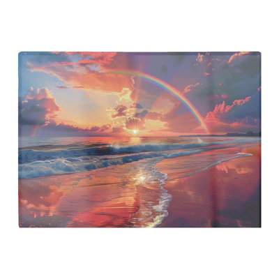B&Q -  Rainbow Reflection On The Shore Chopping Board
