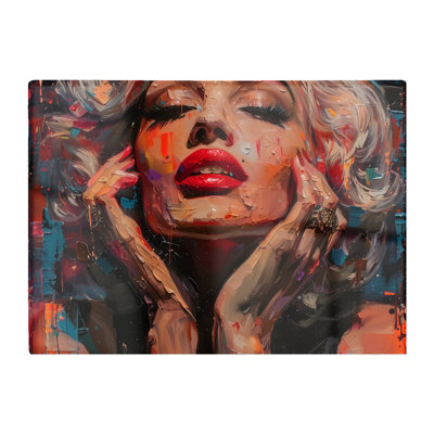 Warren Reed Designer Vivid Marilyn: A Modern Expression Chopping Board from B&Q