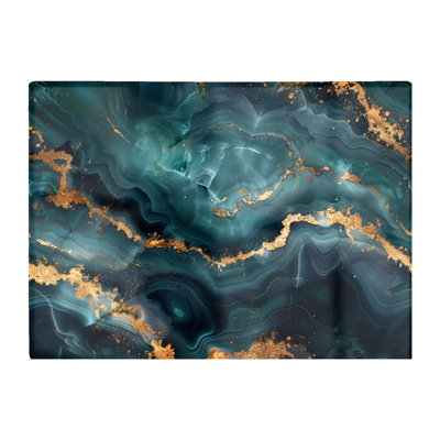 B&Q -  BlueGold Marble Effect Chopping Board