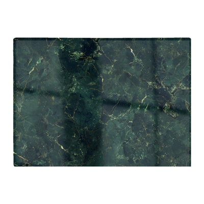 B&Q -  Deep Green Quartz Effect Chopping Board