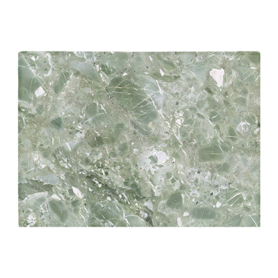 B&Q -  Polished Sage Green Quartz Effect Chopping Board