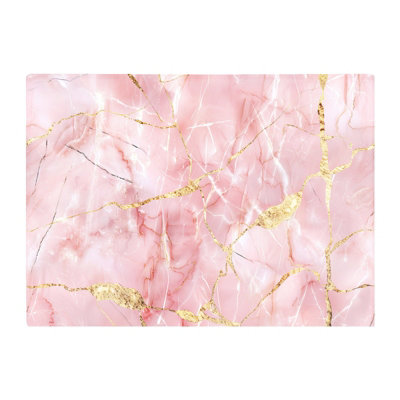 B&Q -  Rose Marble Effect Chopping Board