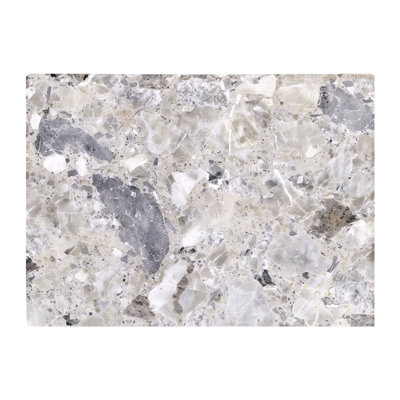 B&Q -  Silver Quartz Effect Chopping Board