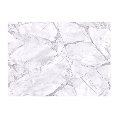 B&Q -  Light Grey Marble Effect Chopping Board