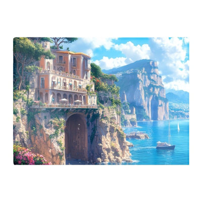 Warren Reed Designer Sorrento By The Sea Chopping Board from B&Q