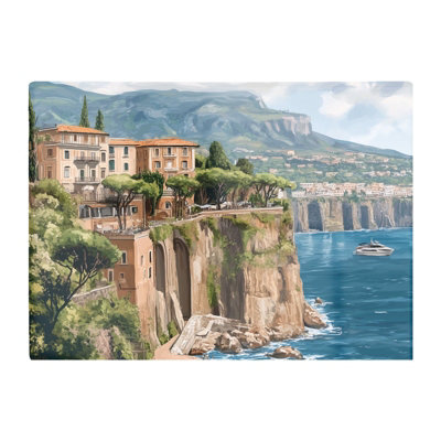 Warren Reed Designer Sorrento Cliffs Chopping Board from B&Q