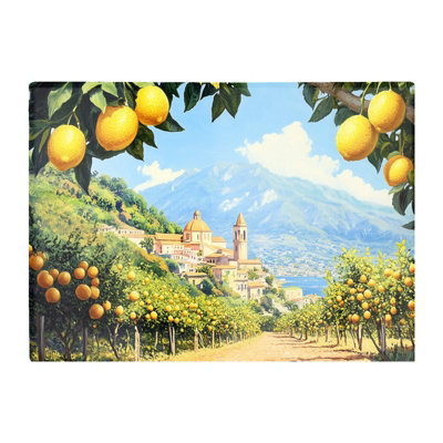 Warren Reed Designer Walking Through Lemons In Sorrento Chopping Board from B&Q