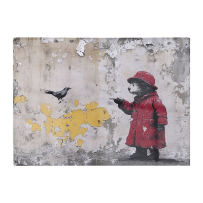 B&Q -  Banksy Inspired Bear Chopping Board