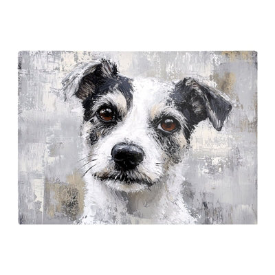 B&Q -  Thoughtful Terrier Dog Chopping Board