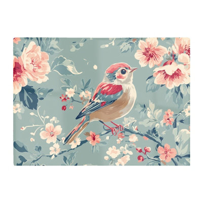 Warren Reed Designer Sitting Pretty On The Branch Chopping Board from B&Q