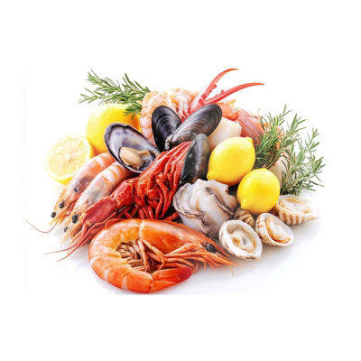 Warren Reed Designer Seafood Selection Chopping Board from B&Q
