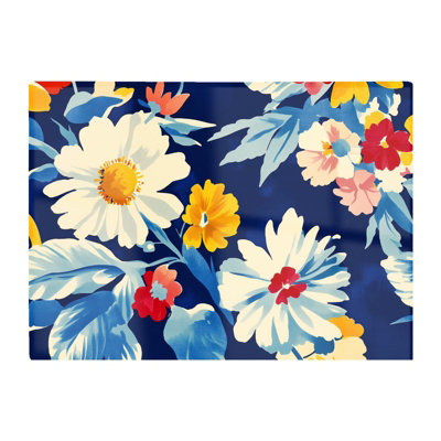 B&Q -  Bright Spring Flowers In Bloom Chopping Board