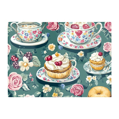 B&Q -  Vintage Tea Party  Chopping Board