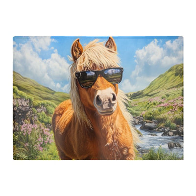 B&Q -  Highland Pony Enjoying The Sun Chopping Board