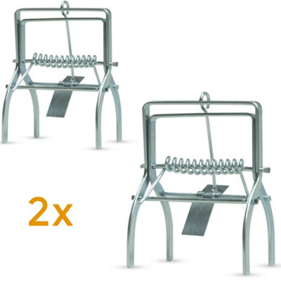 Crystals 2X Heavy Duty Mole Claw Scissor Traps  Professional Pest Control & Repellent from B&Q