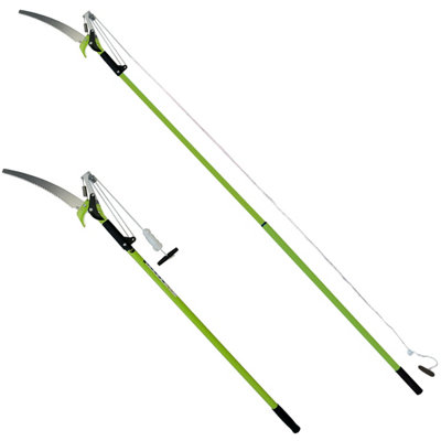 Crystals Telescopic Garden Lopper Extendable Tree High Branch Pruner Cutter + 30Cm Saw from B&Q