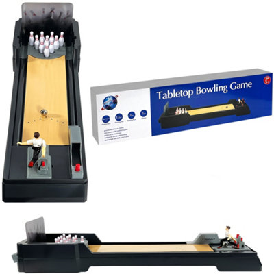 B&Q -  Tabletop Bowling Game  Fun Party Gift For Kids & AdultsDesktop Office Family Play