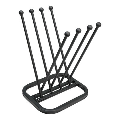 Crystals 4 Pair Wellington Boot Rack Stand Indoor/outdoor Welly & Shoe Organizer from B&Q