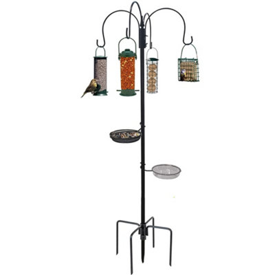 Crystals Wild Bird Feeding Station Garden Water BathTableHanging Feeder & Stabilizer from B&Q