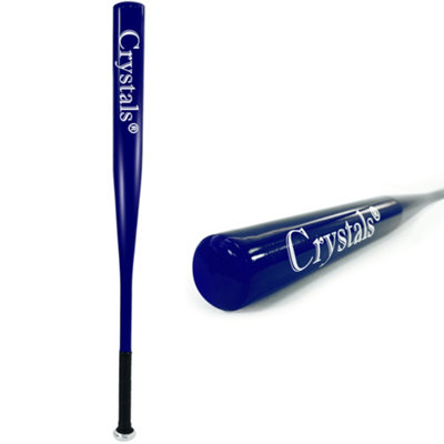 Crystals 34" Heavy Duty Metal Baseball Bat Rounder Softball Pole Stick Stainless Steel from B&Q