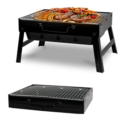 Crystals Portable Folding Charcoal Bbq Grill Outdoor Travel Barbecue For Camping & Picnics from B&Q