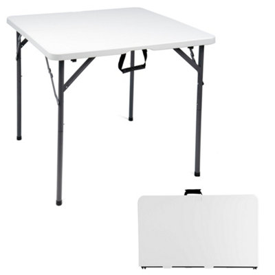 Crystals 3Ft Square Catering Camping Heavy Duty Folding Table Picnic Bbq Party from B&Q