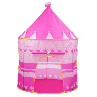 Crystals Kids Pop Up Wizard Princess Castle Ball Playing Tent Indoor Outdoor Playhouse