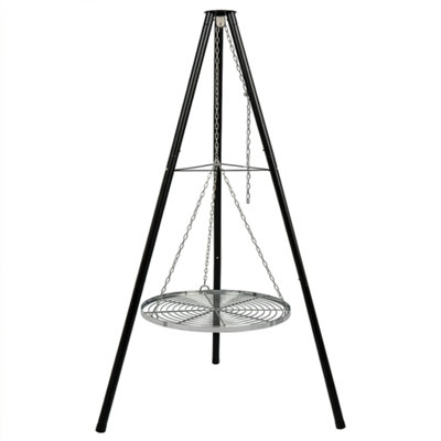 Crystals Tripod Fire Pit Bbq Extra Large Round Garden Barbecue Grill from B&Q