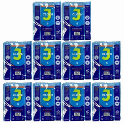 J Cloth All Purpose Cloth 5 Pack X 10 from B&Q