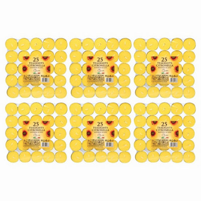 Price's Candles Prices Candles Citronella Tealights 25 X 6
