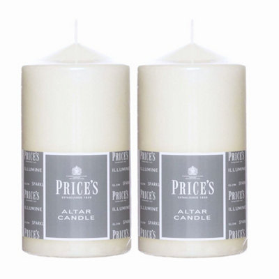 Price's Candles Prices Candles Altar Candle 150 X 80mm X 2 from B&Q