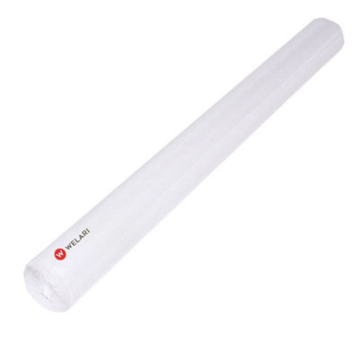 Welari White Damask Banqueting Roll (25M X 1.2M) X 1 from B&Q