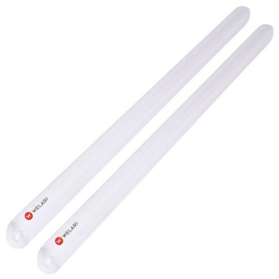Welari White Damask Banqueting Roll (10M X 1.2M) X 2 from B&Q