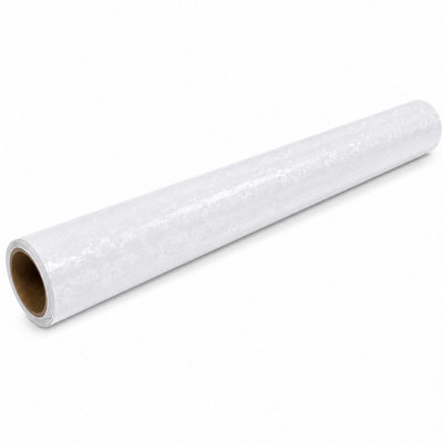 Welari White Damask Banqueting Roll (8M X 1.2M) Disposable Table Cover For WeddingsParties & Events Catering (1 Pack) from B&Q