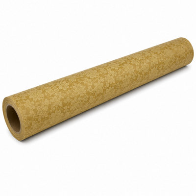 Welari Gold Damask Banqueting Roll (7M X 1.2M) Disposable Table Cover For WeddingsParties & Events Catering (3 Pack) from B&Q