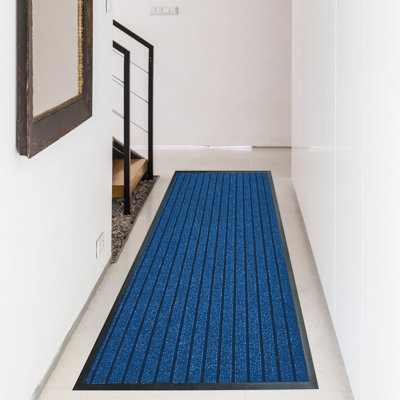 Bedlooms Blue Pvc Rubber Mat 80X150CmNon Slip Anti-Fatigue Indoor Outdoor Larger Runner from B&Q