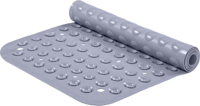 Bedlooms Non Slip Grey Bath Mat Mould And Mildew Free Shower Mat With Suction Cups38X70Cm from B&Q