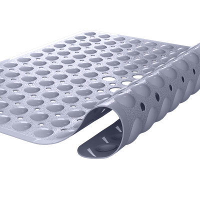 Bedlooms Non Slip Grey Bath Mat Mould And Mildew Free Shower Mat With Suction Cups53X53Cm from B&Q