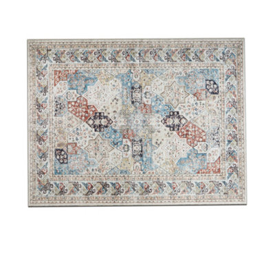 Bedlooms Coastal Cashmere Rug 60X110CmModern Area RugAnti SlipStain ResistantLarge Kitchen & Door Mat from B&Q