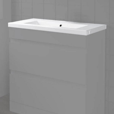B&Q -  800mm Ceramic Basin Only