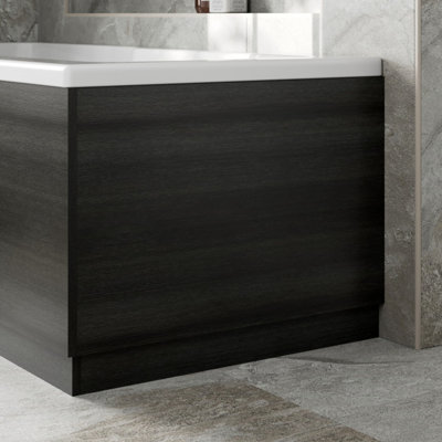Affine Grey Mfc Bath End Panel 750mm from B&Q
