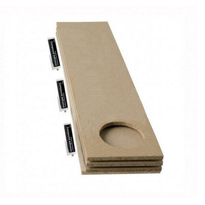 Podium Affine Shower Tray Baseboard Accessory Kit 2000mm Support Base Adhesive Included from B&Q