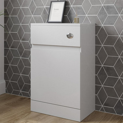 Affine White Gloss Back To Wall Toilet Unit500 X 320mm from B&Q