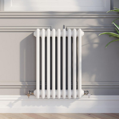 B&Q -  Traditional Colosseum Horizontal Triple Bar Column Radiator 600X425mm White